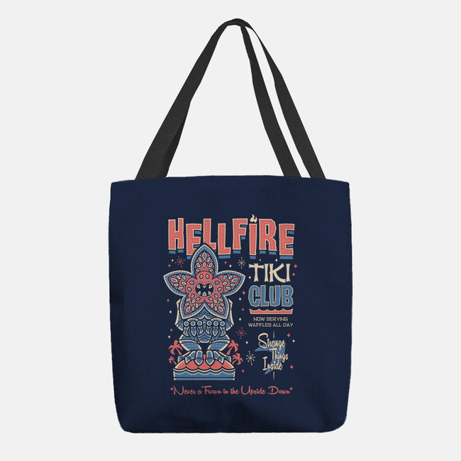 Hellfire Tiki Club-none basic tote bag-Nemons