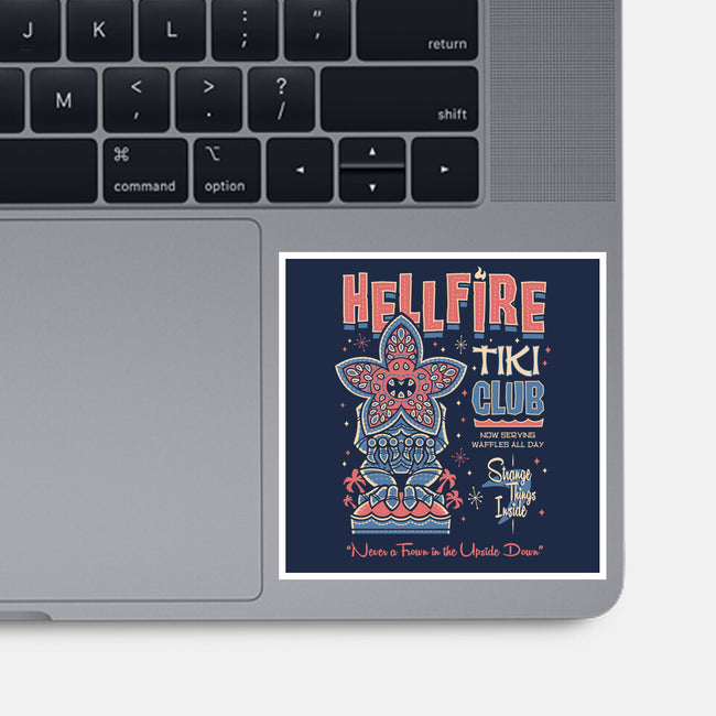 Hellfire Tiki Club-none glossy sticker-Nemons