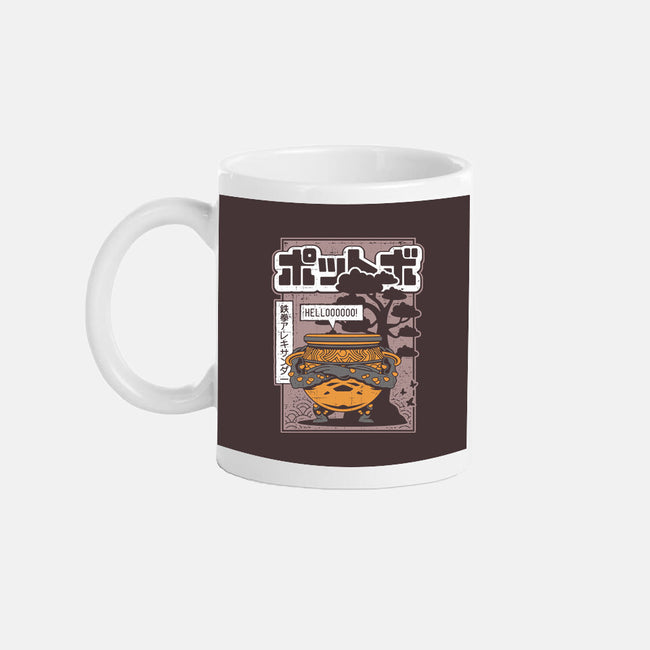 Japanese Warrior Jar-none glossy mug-Logozaste