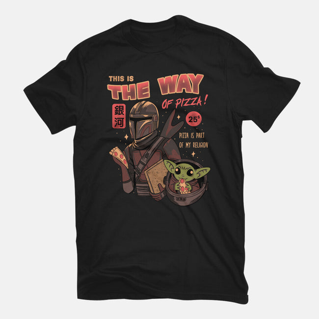 Stellar Pizza-mens basic tee-Conjura Geek