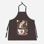 Coffee Night Japanese Cats-unisex kitchen apron-Logozaste