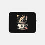 Coffee Night Japanese Cats-none zippered laptop sleeve-Logozaste