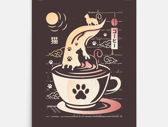 Coffee Night Japanese Cats