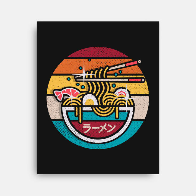 Vintage Ramen-none stretched canvas-Getsousa!