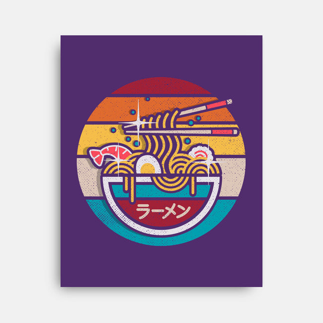 Vintage Ramen-none stretched canvas-Getsousa!