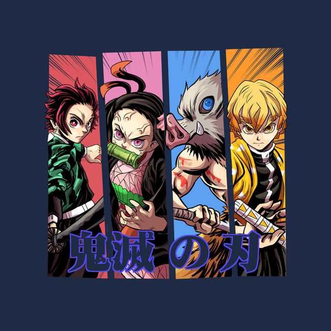 Demon Friends-none polyester shower curtain-Conjura Geek