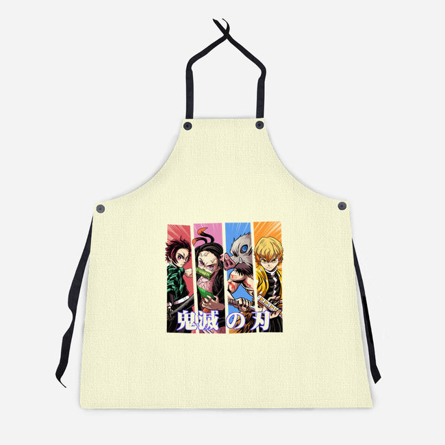 Demon Friends-unisex kitchen apron-Conjura Geek