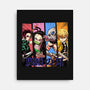 Demon Friends-none stretched canvas-Conjura Geek