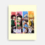 Demon Friends-none stretched canvas-Conjura Geek
