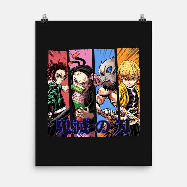 Demon Friends-none matte poster-Conjura Geek