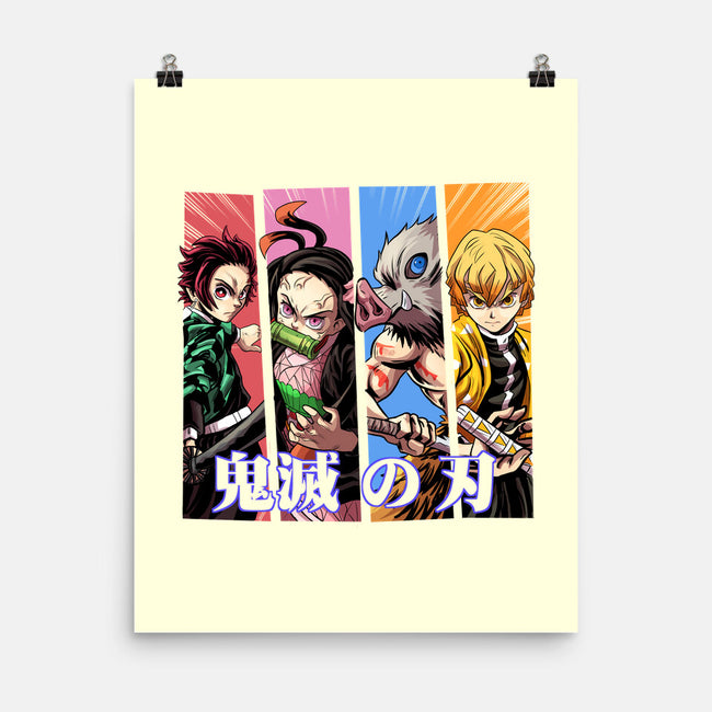 Demon Friends-none matte poster-Conjura Geek
