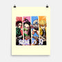 Demon Friends-none matte poster-Conjura Geek