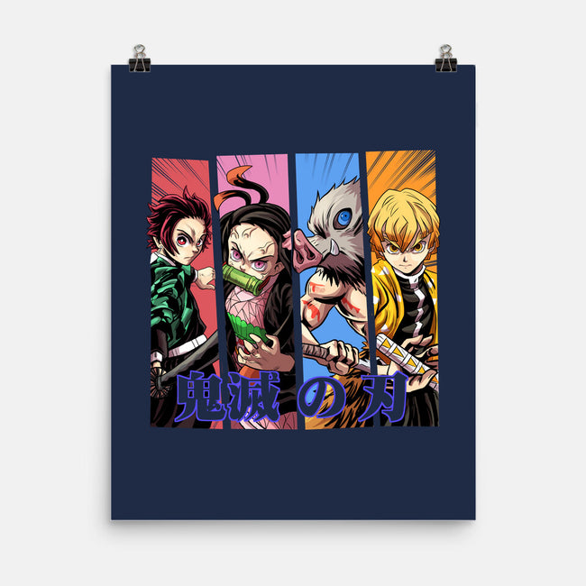 Demon Friends-none matte poster-Conjura Geek
