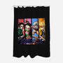 Demon Friends-none polyester shower curtain-Conjura Geek
