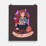 Fight Like A Witch-none matte poster-Conjura Geek