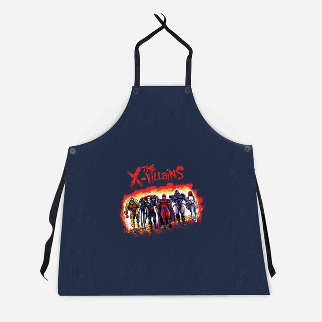The X-Villains-unisex kitchen apron-zascanauta