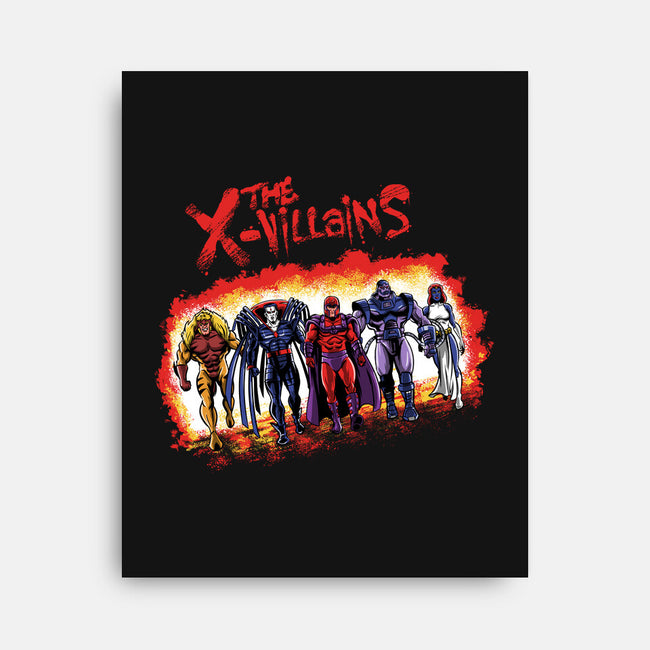 The X-Villains-none stretched canvas-zascanauta