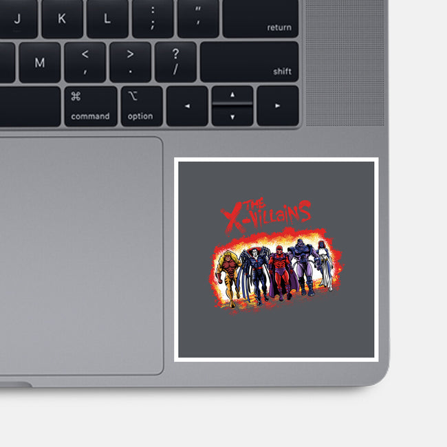 The X-Villains-none glossy sticker-zascanauta