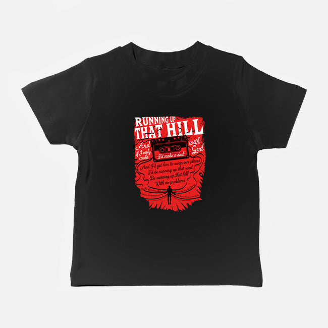 Running Up That Hill-baby basic tee-rocketman_art