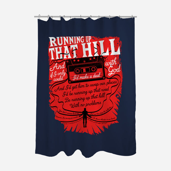 Running Up That Hill-none polyester shower curtain-rocketman_art