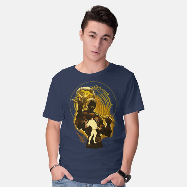 The Lion's Sin Of Pride-mens basic tee-hypertwenty