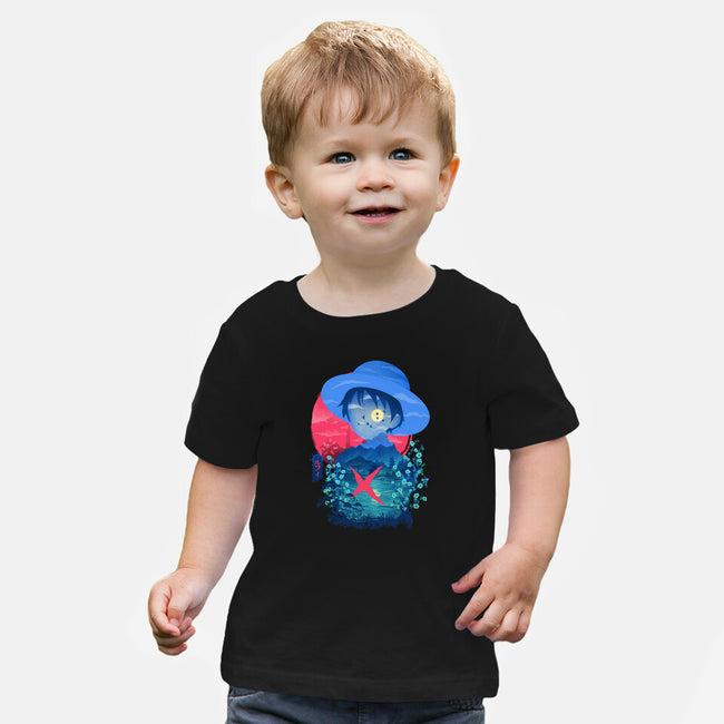 X Marks The Spot-baby basic tee-toyfu