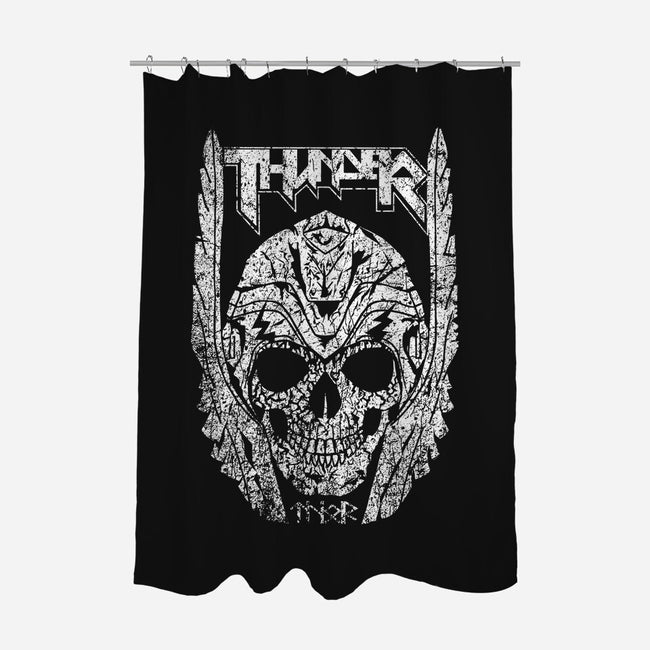 Thunder Redux-none polyester shower curtain-illproxy