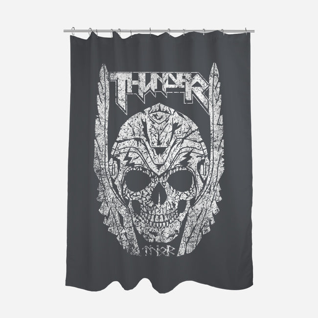 Thunder Redux-none polyester shower curtain-illproxy