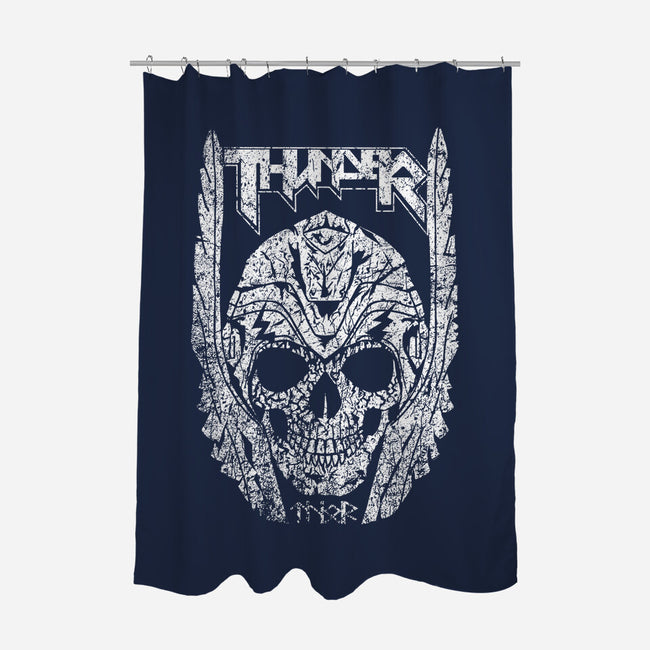 Thunder Redux-none polyester shower curtain-illproxy