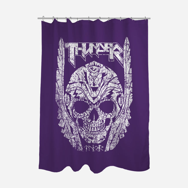 Thunder Redux-none polyester shower curtain-illproxy