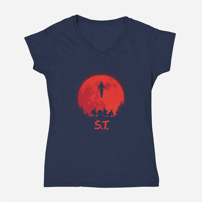 Vecna's Curse-womens v-neck tee-dalethesk8er