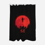 Vecna's Curse-none polyester shower curtain-dalethesk8er