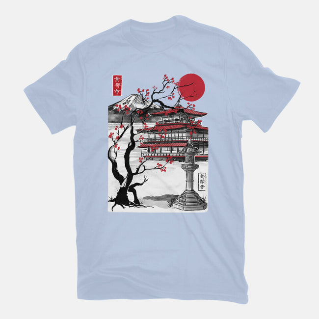 Temple Of The Golden Pavilion-mens basic tee-DrMonekers