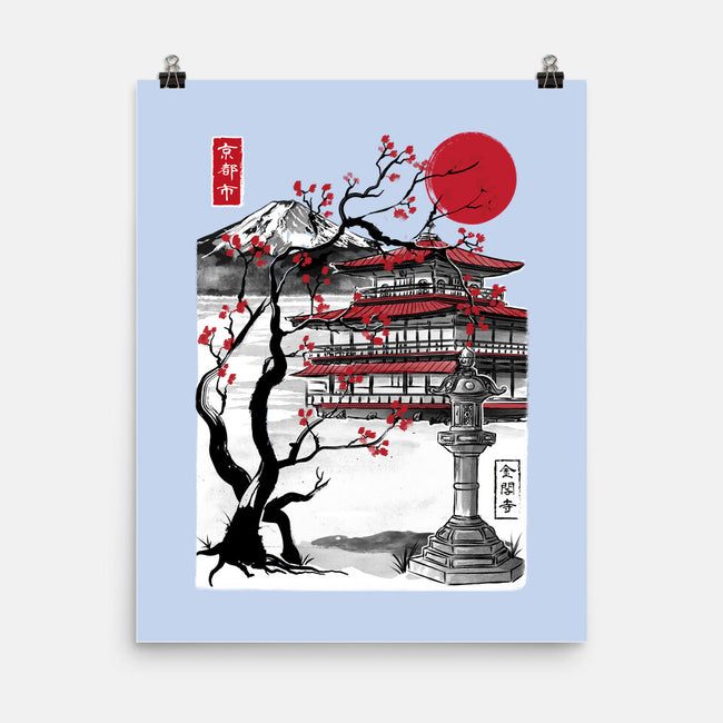 Temple Of The Golden Pavilion-none matte poster-DrMonekers