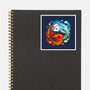Yin Yang Fire Water Dragons-none glossy sticker-Vallina84