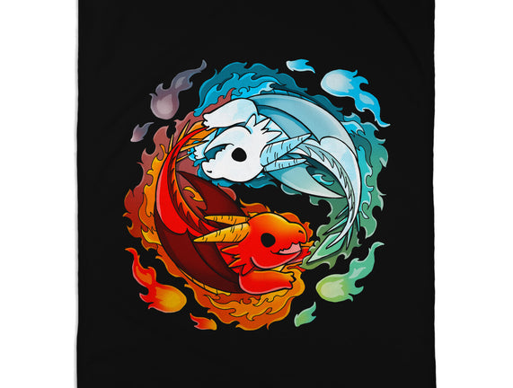 Yin Yang Fire Water Dragons