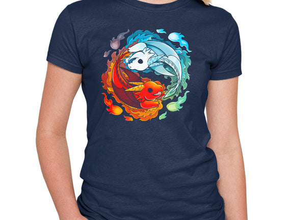 Yin Yang Fire Water Dragons