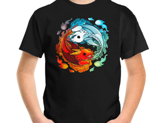 Yin Yang Fire Water Dragons