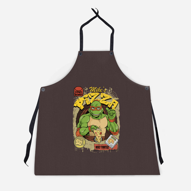 Mike's Pizza-unisex kitchen apron-Nihon Bunka