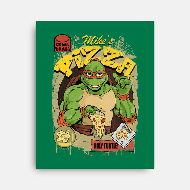 Mike's Pizza-none stretched canvas-Nihon Bunka