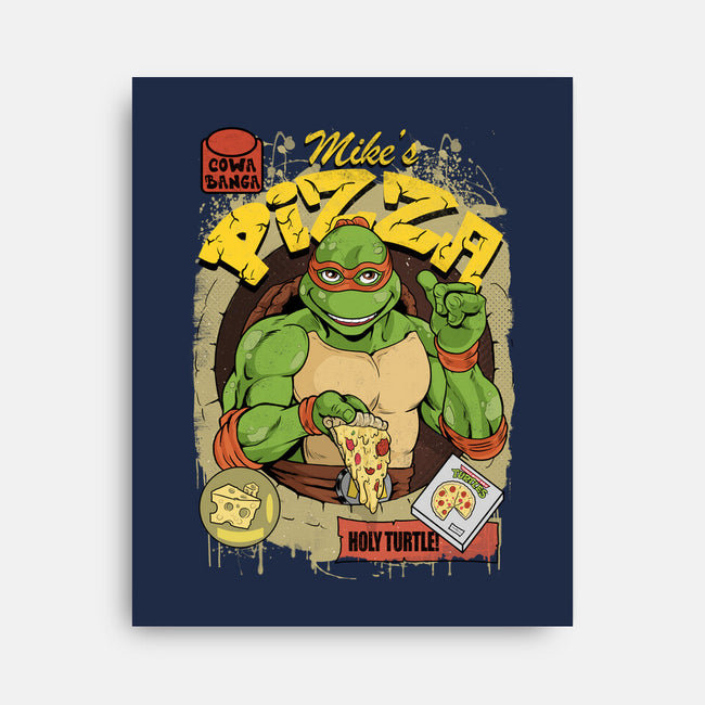 Mike's Pizza-none stretched canvas-Nihon Bunka