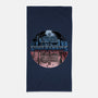 One Town Two Worlds-none beach towel-NMdesign