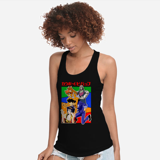 The Cowboy Team-womens racerback tank-bellahoang