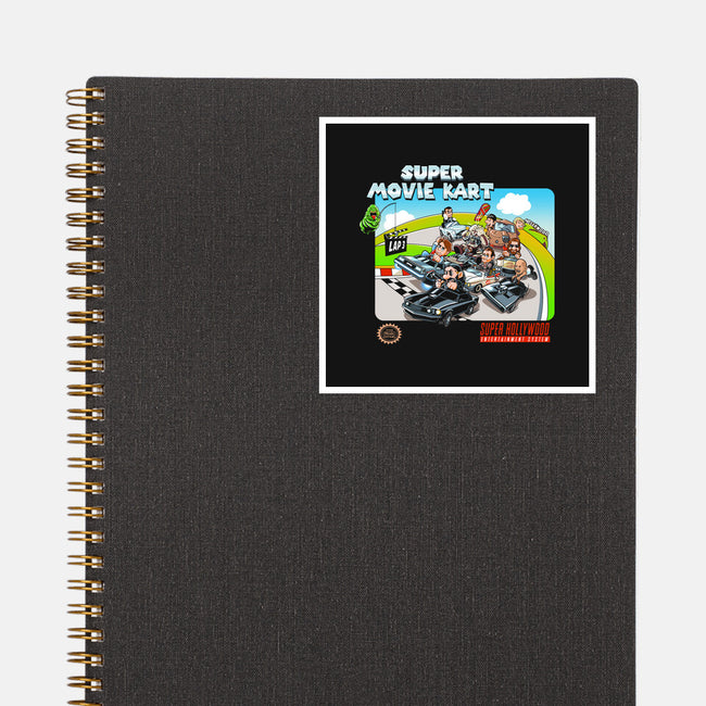 Super Movie Kart-none glossy sticker-goodidearyan