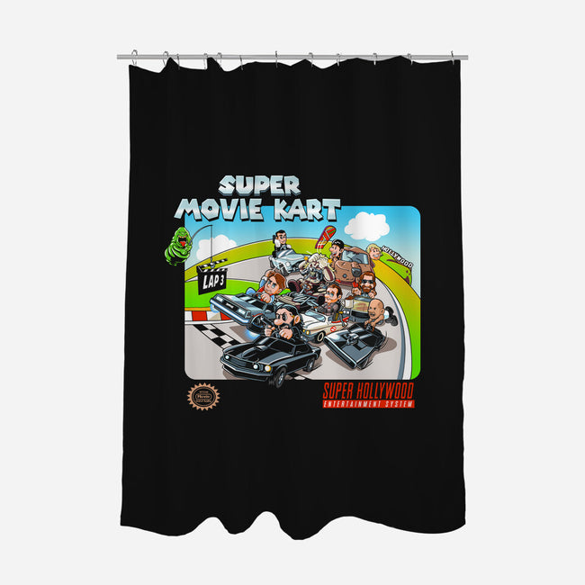 Super Movie Kart-none polyester shower curtain-goodidearyan