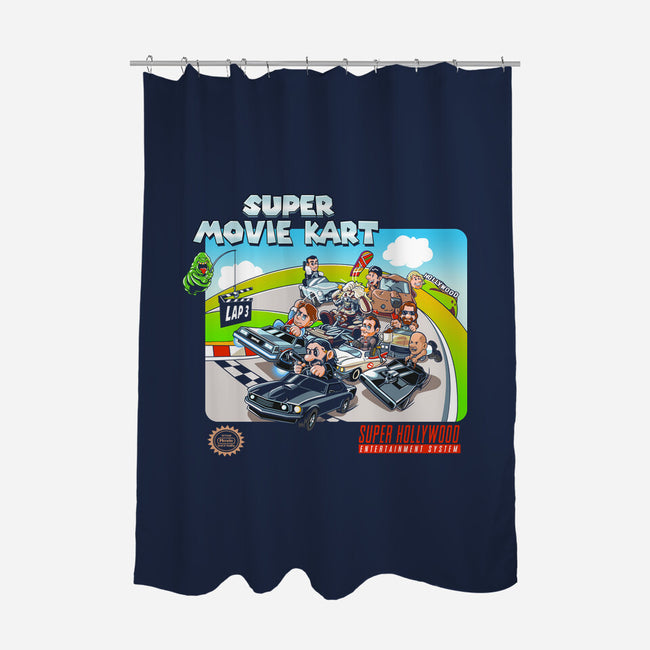 Super Movie Kart-none polyester shower curtain-goodidearyan