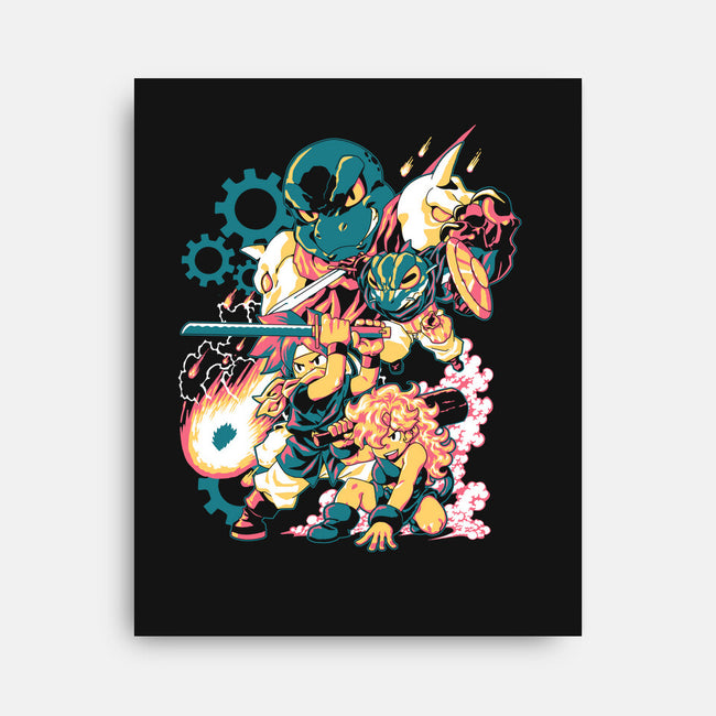 The Beginning Of The End-none stretched canvas-1Wing