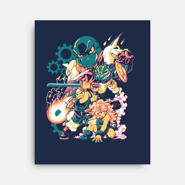 The Beginning Of The End-none stretched canvas-1Wing