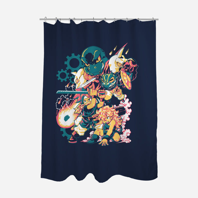 The Beginning Of The End-none polyester shower curtain-1Wing