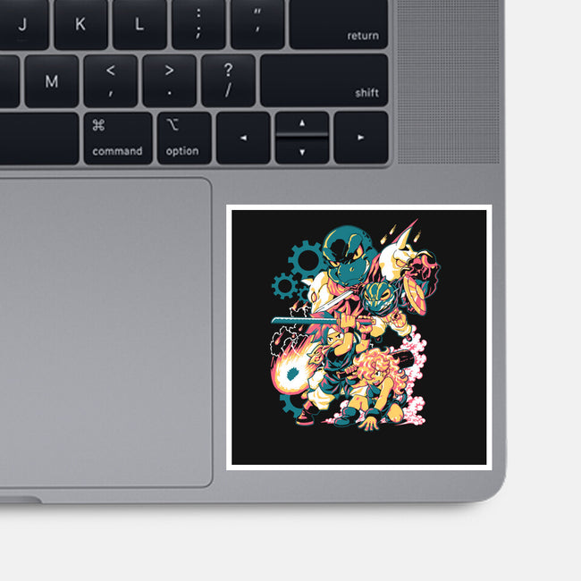 The Beginning Of The End-none glossy sticker-1Wing